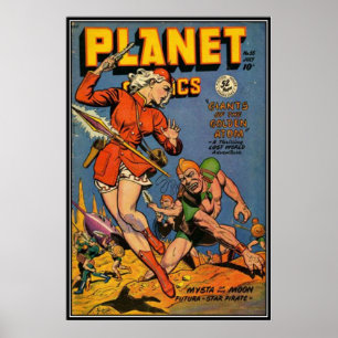 Poster bandes dessinées vintages -