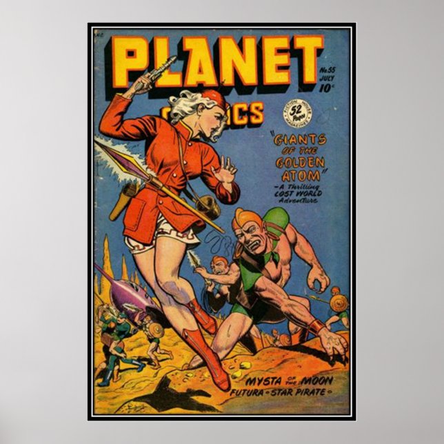 Poster bandes dessinées vintages - (Devant)