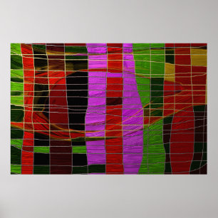 Poster Bandes dorées