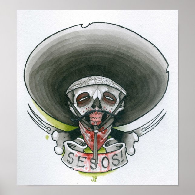 Poster Bandito Zombie (Devant)