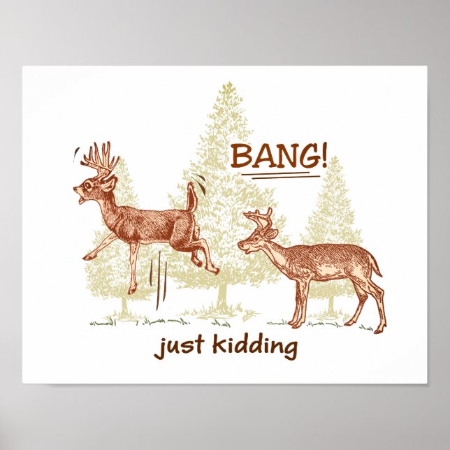 Poster Bang ! C'Est Juste Du Raisonnement ! Humour de cha (Devant)
