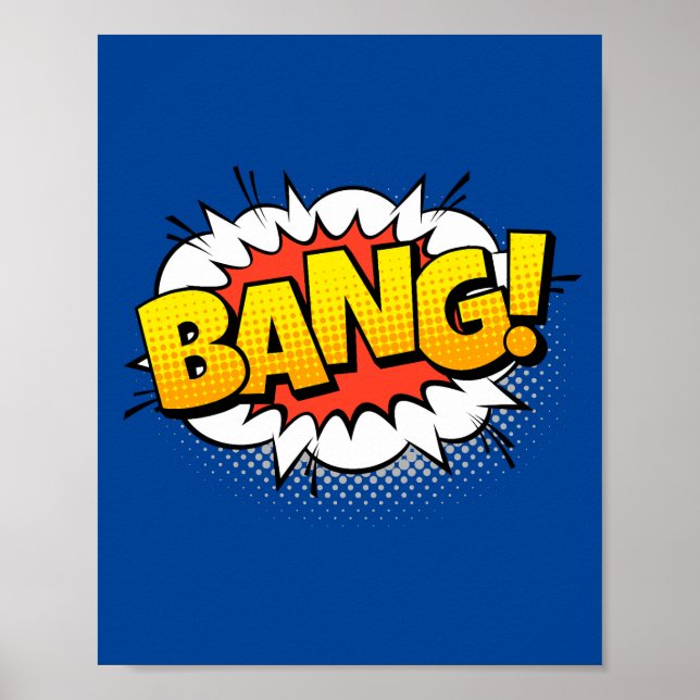 Poster Bang ! Impact de la bande dessinée (Devant)