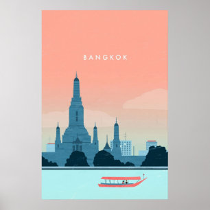 Poster Bangkok voyage
