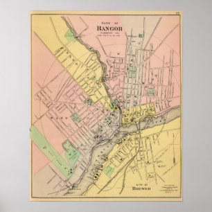 Poster Bangor, brasseur