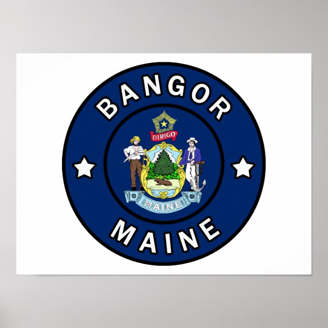 Poster Bangor Maine (Devant)