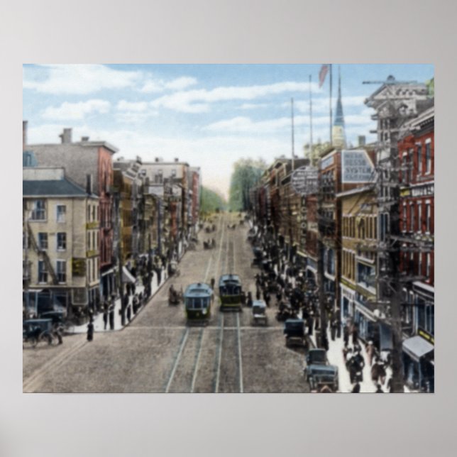 Poster Bangor Maine Main Street (Devant)