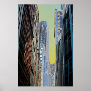 Poster Bank of New York Building Manhattan New York
