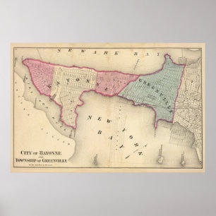 Poster Banlieue noire de Bayonne Greenville