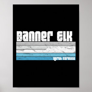 Poster Banner Elk Caroline du Nord Nc Caroline du Nord Sk