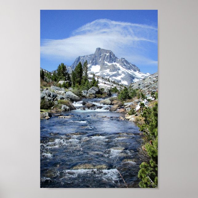 Poster Banner Peak de l'île de Mille - Sierra Nevada (Devant)