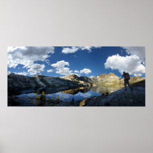 Poster Banner Peak et 1000 Island Lake - sentier John Mui