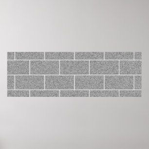 Poster Bannière arrière - plan texture brique