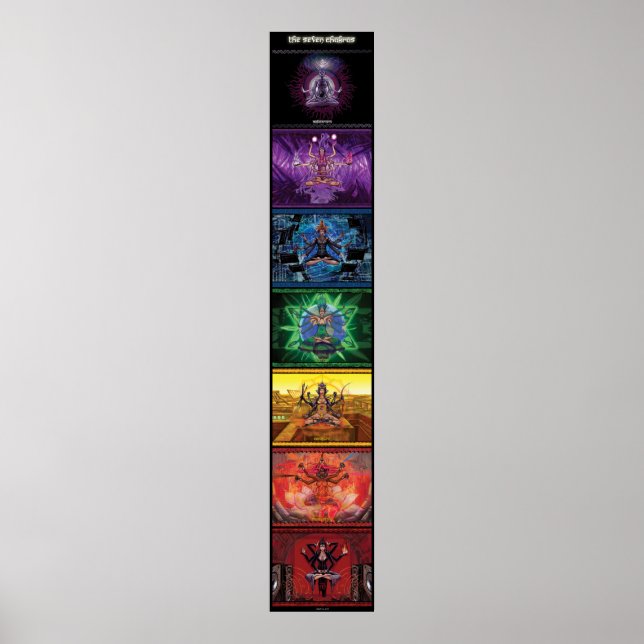 Poster Bannière Chakra Goddesses 2e édition (Devant)
