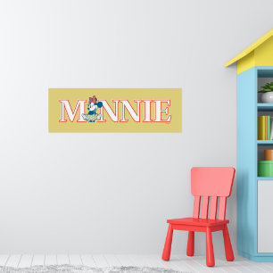 Poster Bannière de nom Minnie classique