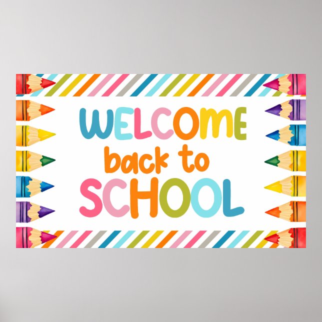 Poster Bannière de rentrée des classes (Devant)