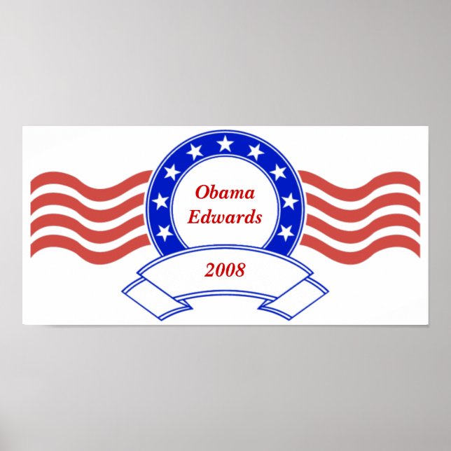 Poster Bannière politique personnalisée (Devant)