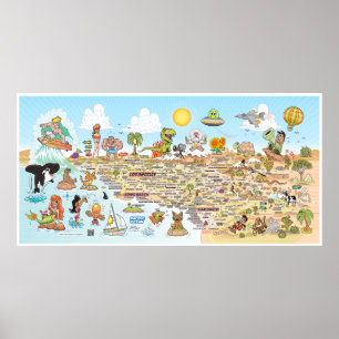 Poster Bannière Serene SoCal