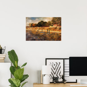 Poster Banques de la Seine par Vincent van Gogh