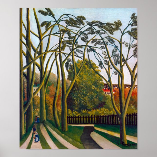 Poster Banques du Biè | Henri Rousseau | (Devant)