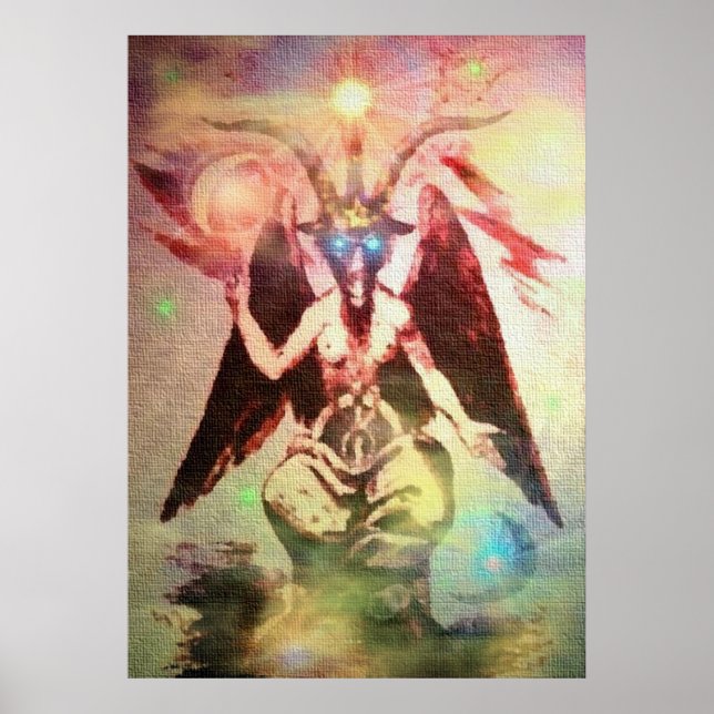 Poster Baphomet (Devant)