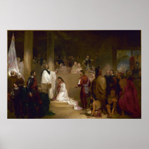 Poster Baptême de Pocahontas
