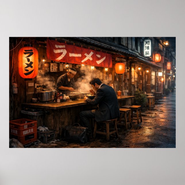 Poster Bar à ramen de Tokyo (Devant)