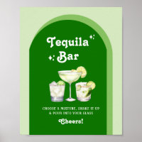 Bar à Tequila Rétro Citron Vert