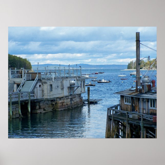 Poster Bar Harbour Maine (Devant)