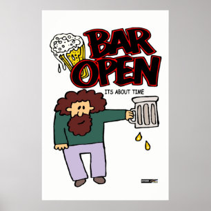 Poster Bar open