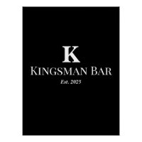 Bar personnalisé avec nom et monogramme – Élégant