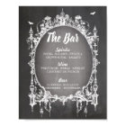 Bar Rustique gothique Halloween Signet Mariage Réc