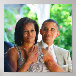 Poster Barack et Michelle Obama 2 Art.jpg