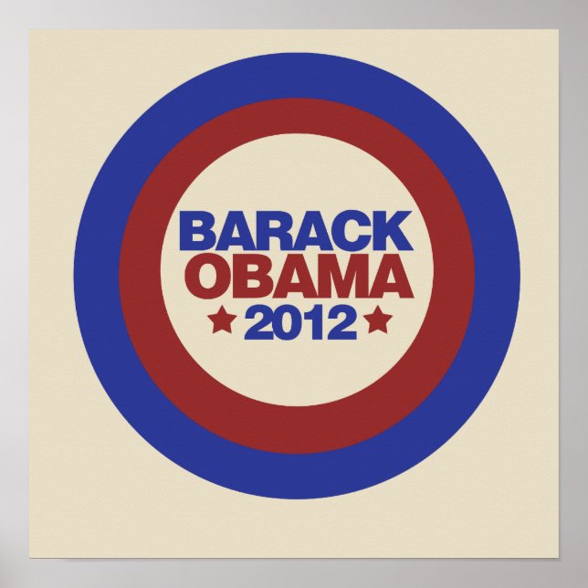 Poster Barack Obama 2012 (Devant)