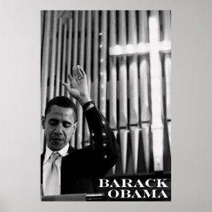 Poster Barack Obama B&W