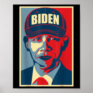 Poster Barack Obama Joe Biden Casquette 2020 Election Usa