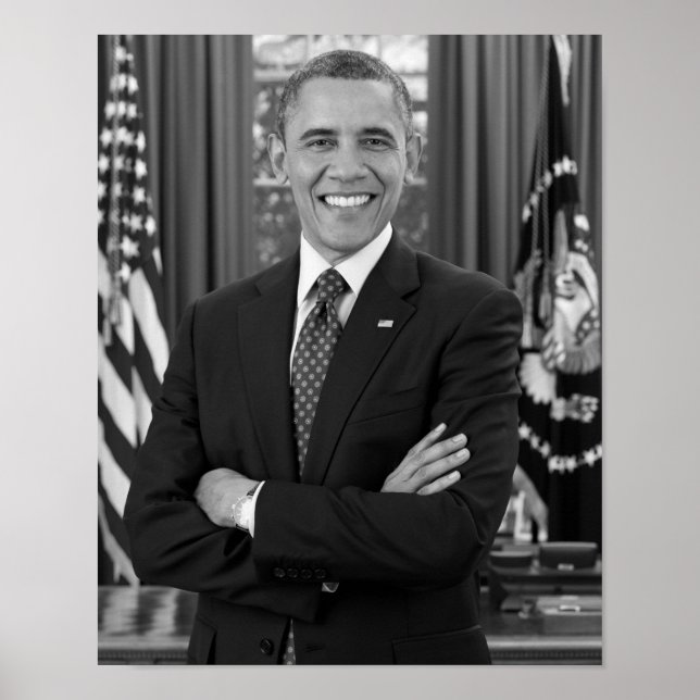 Poster Barack Obama Portrait - 2012 (Devant)