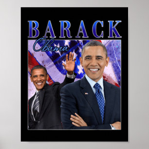 Poster Barack Obama Style Vintage rétro