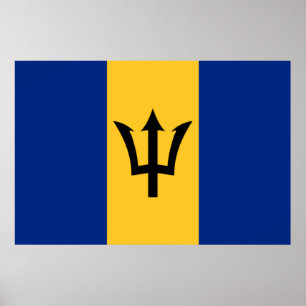 Poster Barbadian Flag (Barbados) (Bajan)