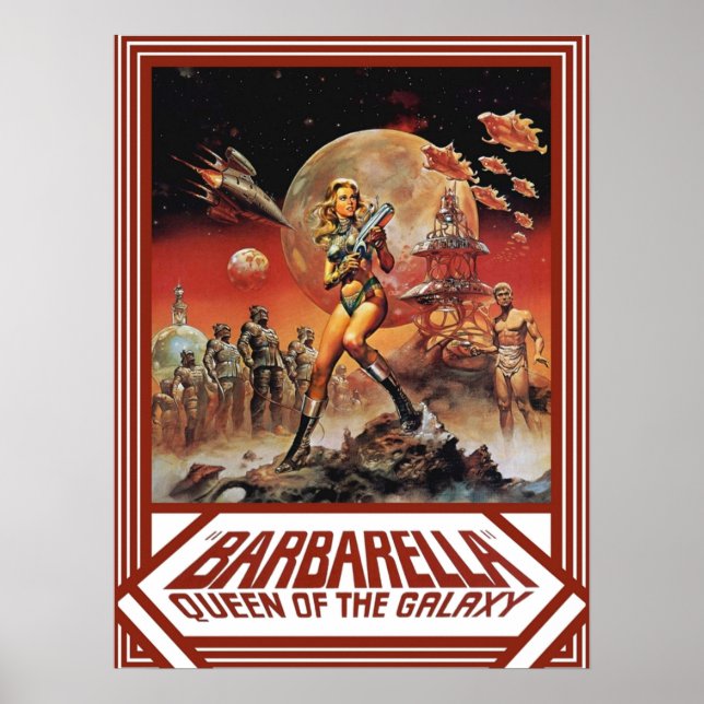 Poster Barbarella 1968 (Devant)