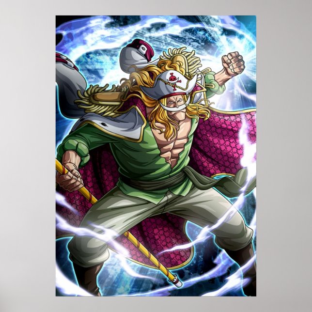 Poster Barbe blanche (Devant)