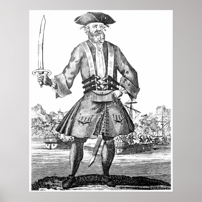 Poster Barbe noire (Devant)