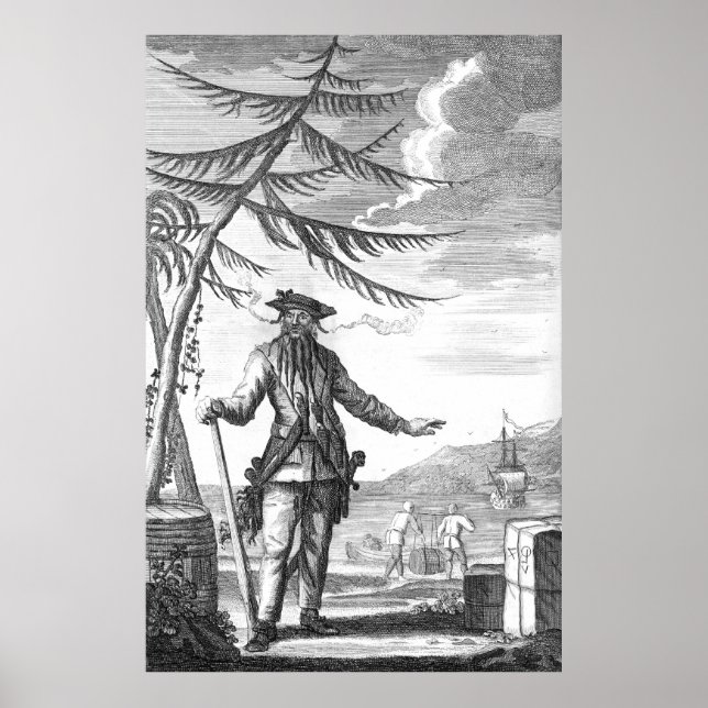 Poster Barbe noire (Devant)