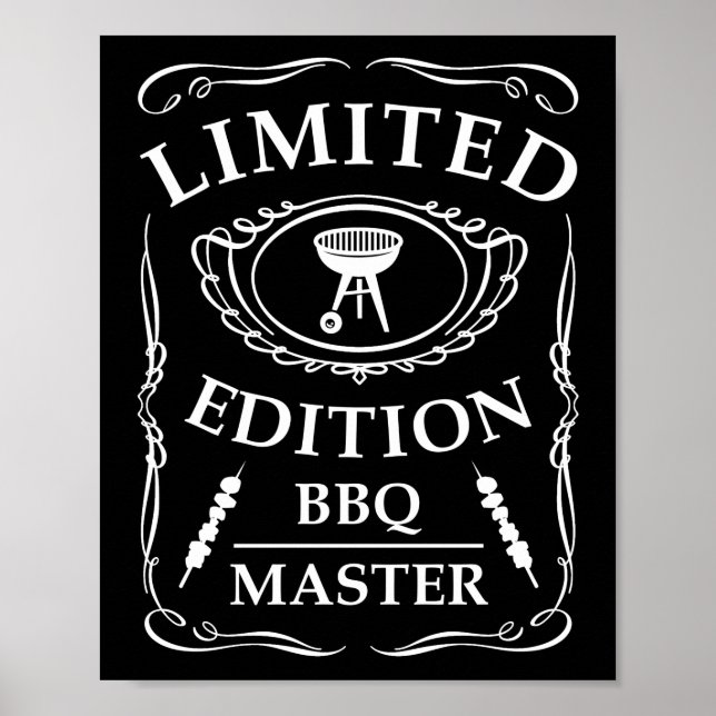 Poster Barbecue BBQ Master Smoker Grill (Devant)