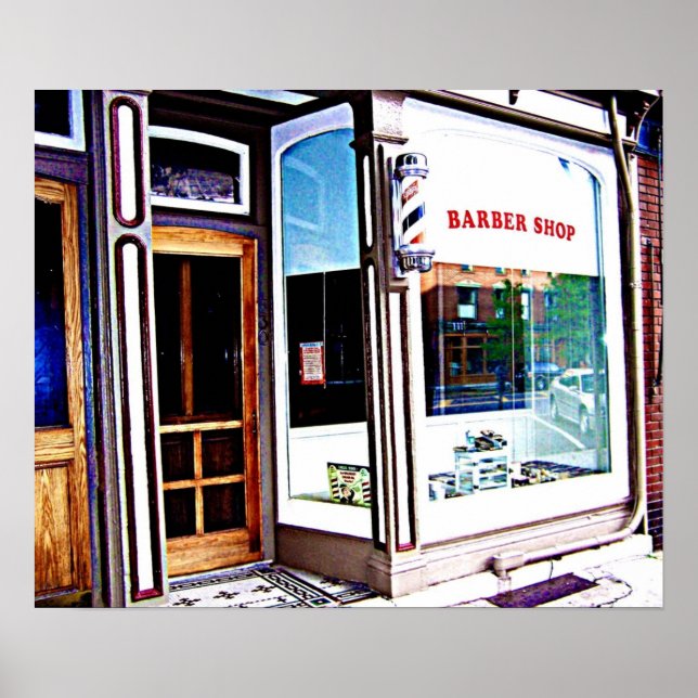 Poster Barber Shop (Devant)