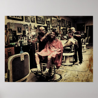 Poster Barber Shop Quartet