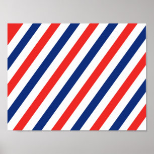 Poster Barber Stripes