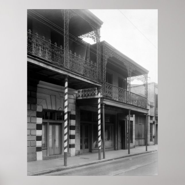 Poster Barbershop de la Nouvelle-Orléans, années 1930 (Devant)