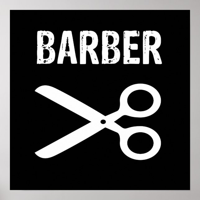 Poster Barbier, barbier (Devant)