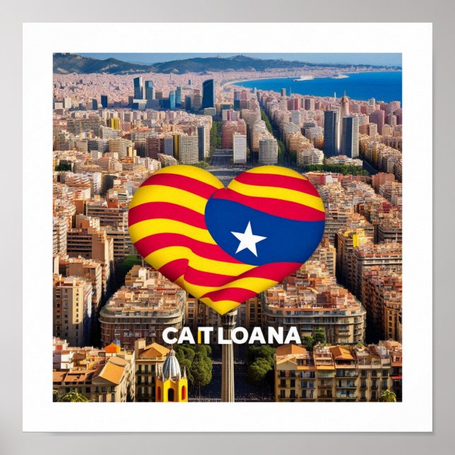 Poster Barcelone (Devant)