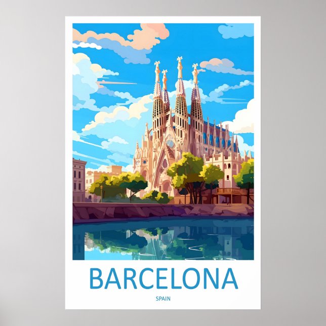 Poster Barcelone 8 (Devant)